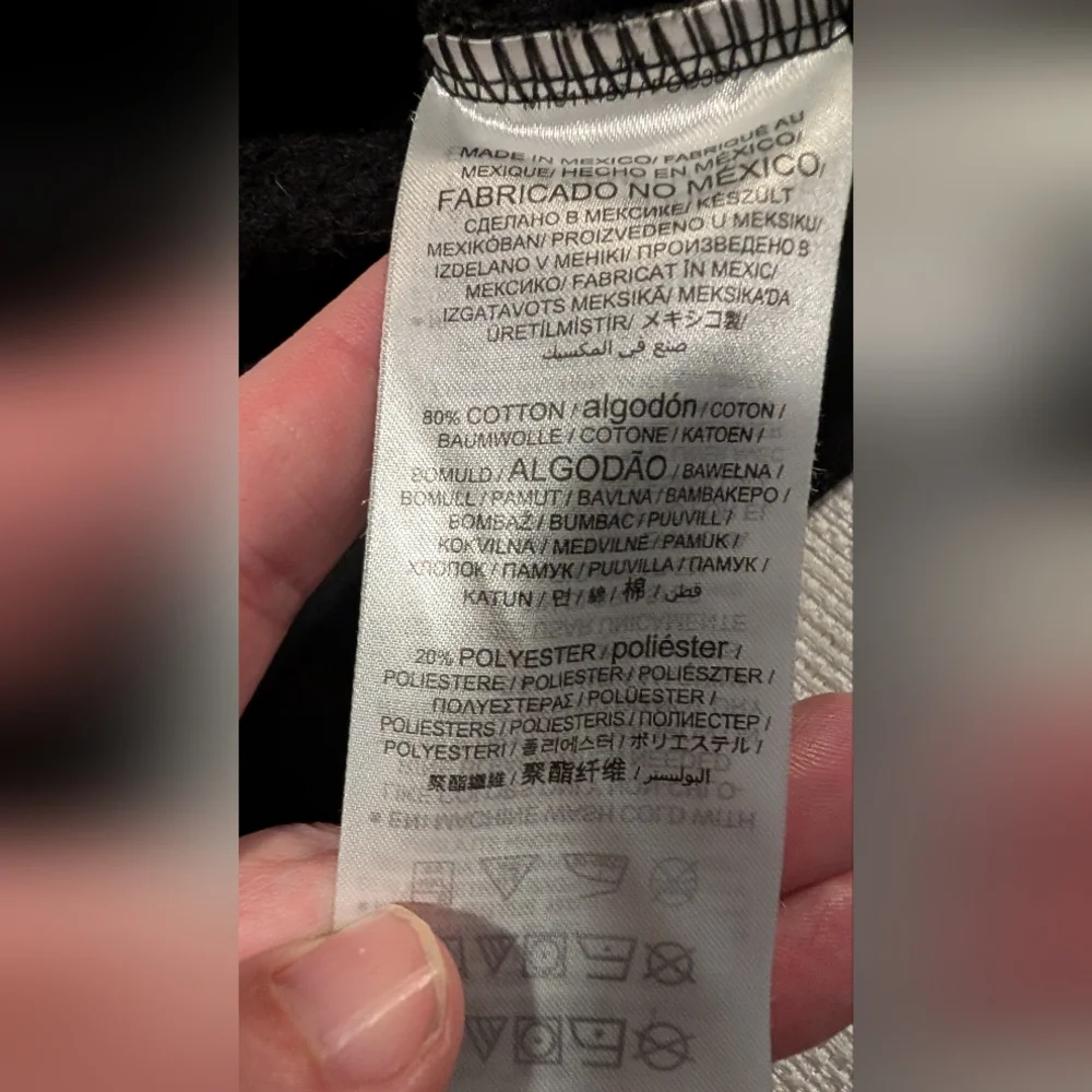 New Orleans Saints Fanatics NFL Black Hoodie Size Medium Cotton Polyester Blend - Picture 4 of 14